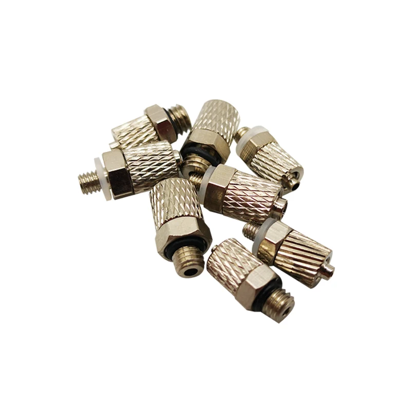 5PCS Male Thread M3 M4 M5 M6 -Air Tube 3mm 4mm 6mm OD mini Pneumatic Pipe connector screw through Quick Fitting Fast twist joint images - 6