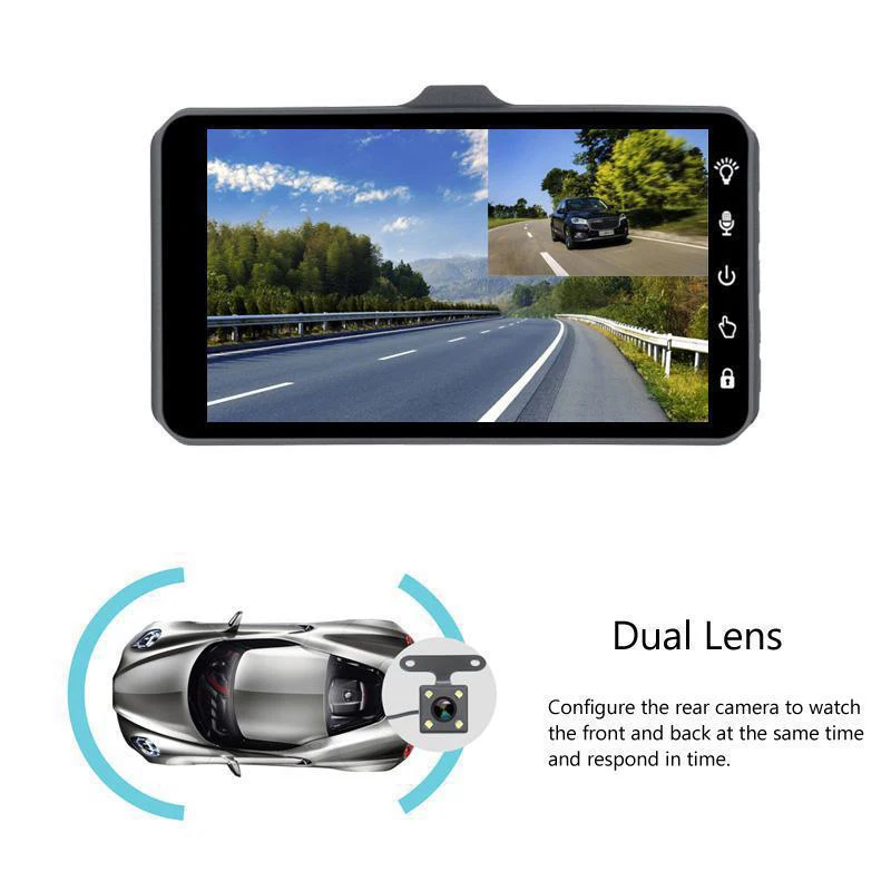 

Car DVR Camera Full HD 1080P Drive Video Recorder Registrator Auto Dashboard 1080P Dual Dashcam