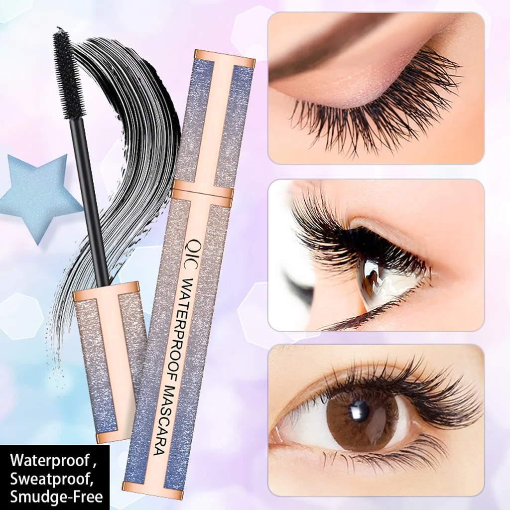 2019 4D Black Waterproof Color Makeup Mascara Long Roll Eye Eyelash Extension maskara rimel 1220 |