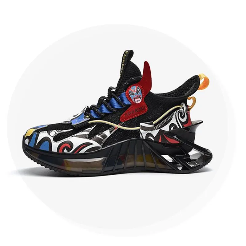 

New Fashion Breathable Men's Basketball Shoes Male Sneakers Cushioning Blade Sport Shoes Men's Fitness Trainers Black Gym Shoes