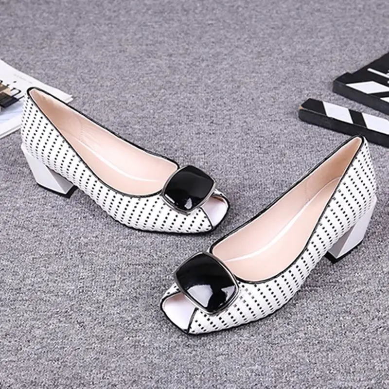 ALLBITEFO/Новинка выразительная модная женская обувь на высоком каблуке с открытым