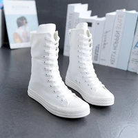 2020 autumn new korean high thick soled casual shoes boots zipper shoes