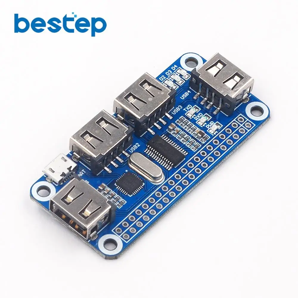 4 порта USB HDM HUB HAT для Raspberry Pi 3 / 2 Zero W удлинительная Плата к UART последовательной