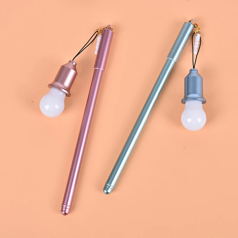 1 шт. Милая гелевая ручка для творчества 0 38 мм лампа светящаяся Пылезащитная