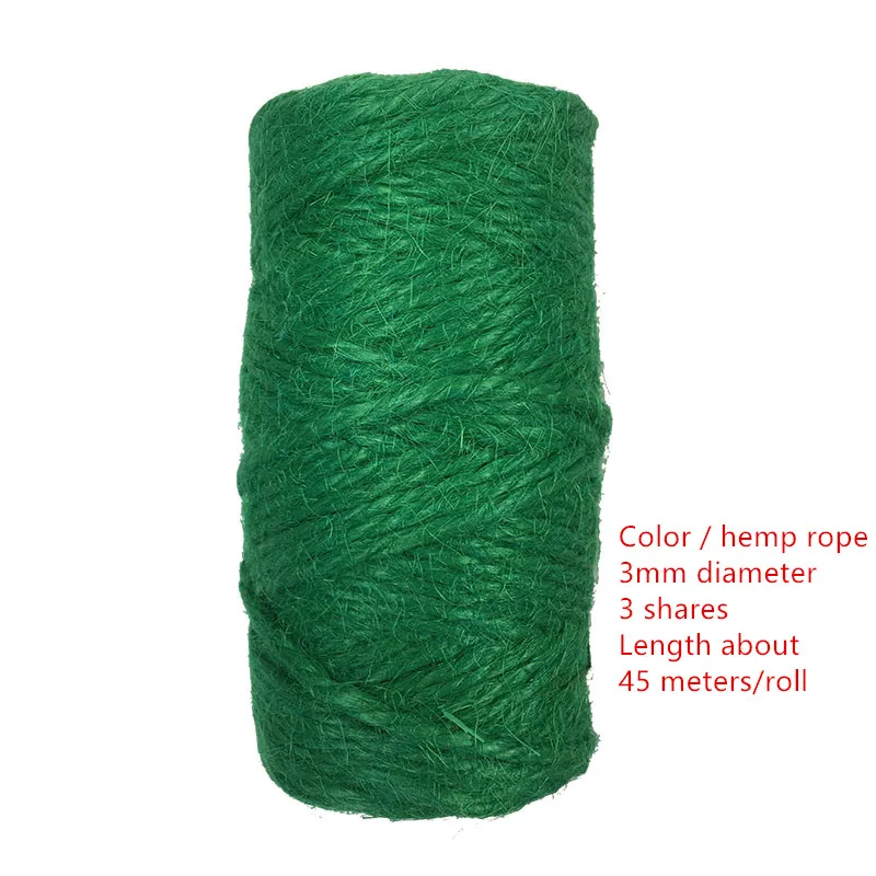 17 цветов s 3 мм цвет Φ три нити тонкой веревки ручной работы Diy Материал обмотки 45