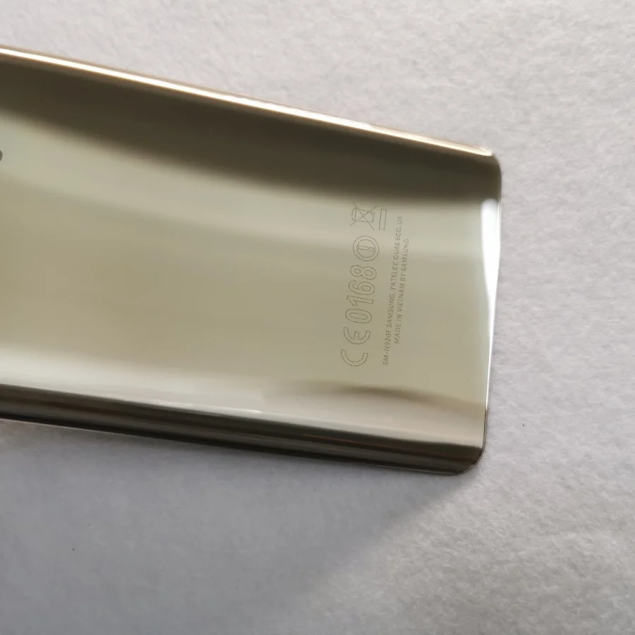 SAMSUNG Galaxy Note 5 оригинальная задняя крышка для аккумулятора 3D стеклянная корпуса N920