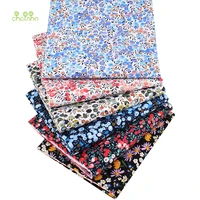 lovely berries printed poplin patchwork clothes6pcslotplain cotton fabricdiy sewingquilting material for babychildpcc098