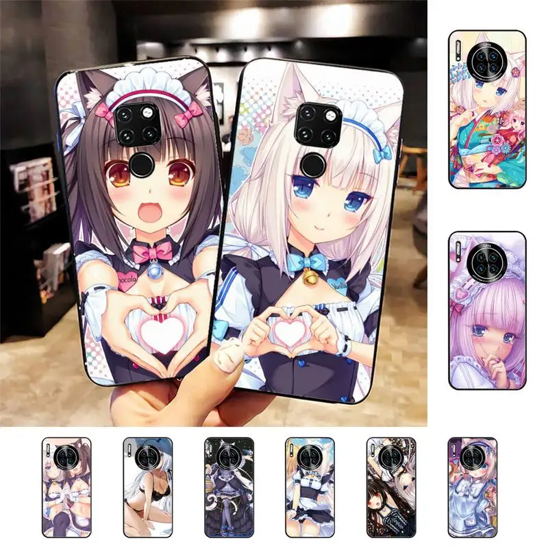 

Vanilla NEKOPARA Anime Phone Case For Huawei Nova 3I 3E mate 20lite 20Pro 10lite Luxury funda case