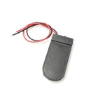 5 шт.лот CR2032 кнопочный Аккумулятор для монет, 2 держателя, ящик для хранения 6 в, батарейный блок на выключенном выключателе с проводами