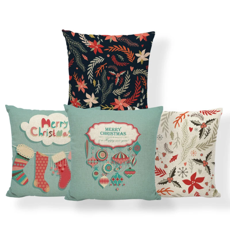 Индивидуальная счастливая подушка синяя домашняя птица Геометрическая Подушка