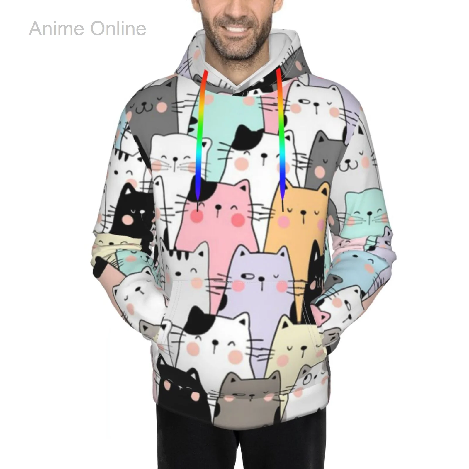 

Толстовка с животным принтом Мужская/Женская толстовка с 3D капюшоном для мальчиков и девочек худи с животным принтом Мужская Толстовка Дет...