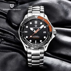 Часы PAGANI DESIGN 007 Мужские механические, брендовые автоматические водонепроницаемые из нержавеющей стали с сапфировым стеклом, с календарем NH35A