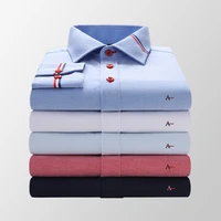 2020 camisa high quality fall long sleeve formal shirt camisa social masculina casual slim mens shirt