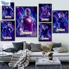 Постер из фильма Marvel Мстители и финал, HD плакат Железный человек, Тор, Капитан Америка, настенные принты, домашний декор, Картина на холсте