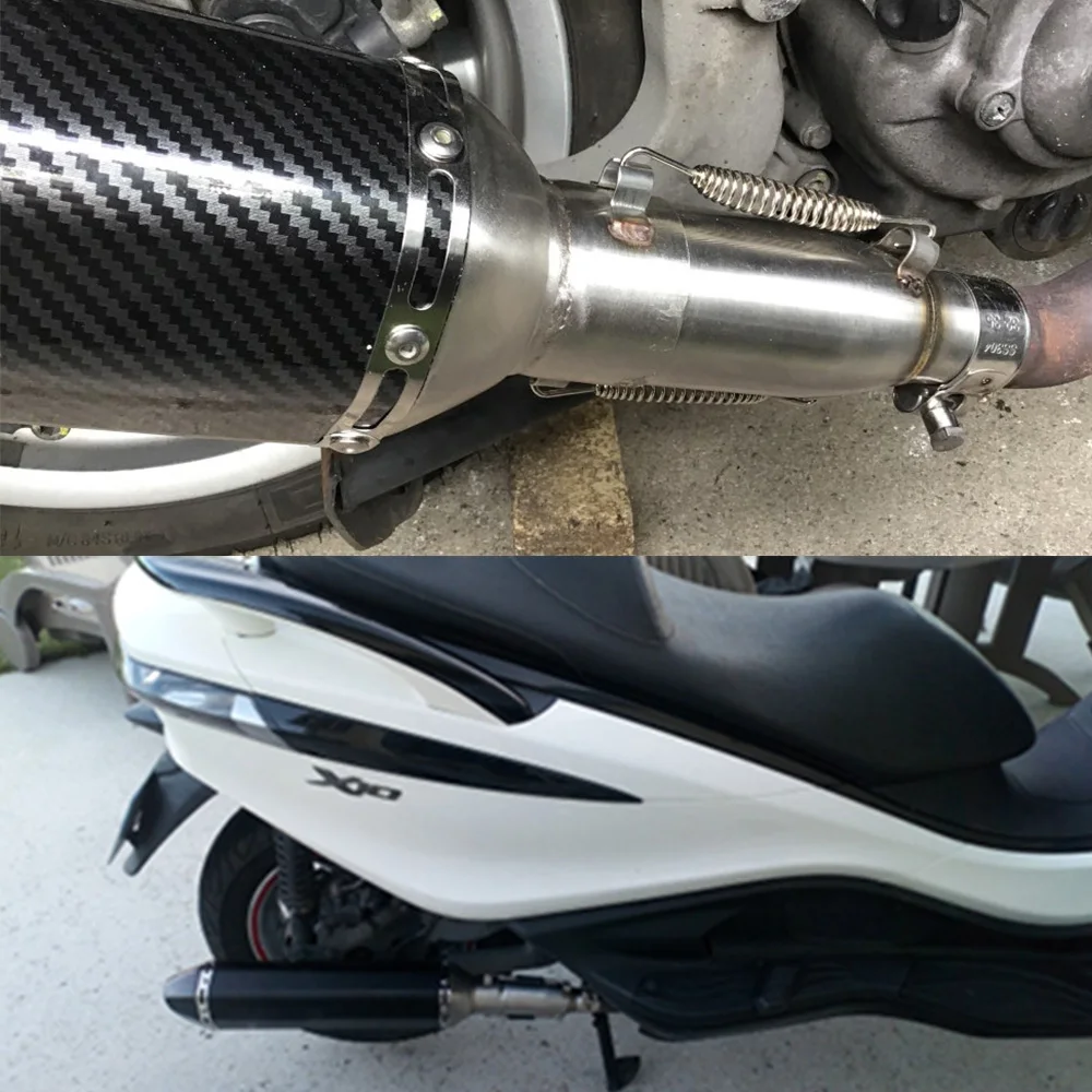 Alconstar адаптер для мотоцикла глушитель выхлопной трубы средней соединительная