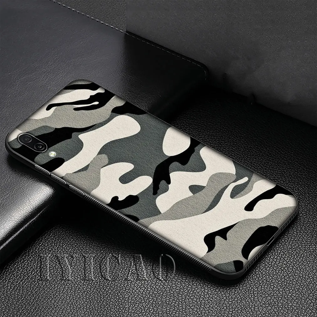 Мягкий силиконовый чехол IYICAO с камуфляжным рисунком для Huawei P30 P20 Pro P10 P9 Lite Mini 2017 2016