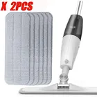 Сменная Швабра Xiaomi Mijia Deerma C2 для Mi Mijia, швабра с распылителем воды, вращающаяся на 360 насадка для деревянной ткани из углеродного волокна