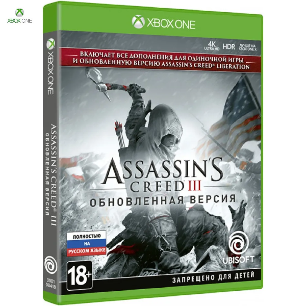Игра для Xbox one Assassin’s Creed III. Обновленная версия (русская версия)|Игры консолей| |