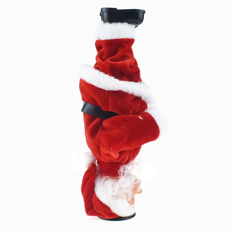 

Christmas Electric Santa Claus Somersault Stunt Toy Music Walking Doll Xmas Ornaments Handstand Santa Street Dancing With Music