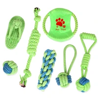 1pc 15cm pet dog supply cotton chew knot toy durable braided bone rope molar toy teeth cleaning supplies dog bite ball puppy toy