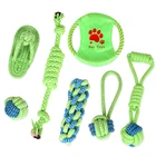 1 шт., 15 см, хлопковая игрушка для питомца, прочная плетеная кость, молярная игрушка, принадлежности для чистки зубов, собака, кусающий мячик, игрушка для щенка