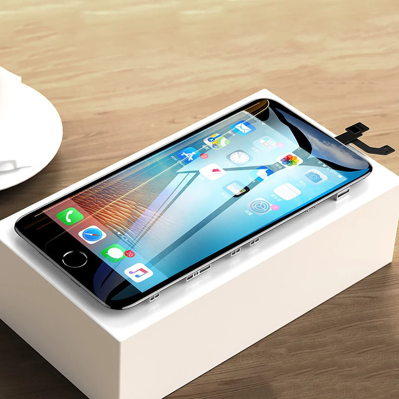 [6 USD подарок] для iPhone 6 6S 8 ЖК экран протектор Apple черный белый Ecran с ремонтным