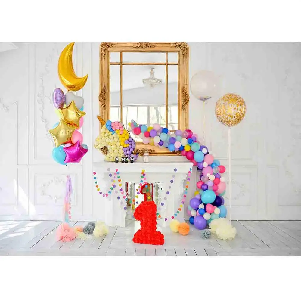 

SHENGYONGBAO Vinyl Custom Photography Backdrops Prop Birthday + Children Theme Photo Studio Background NANY-1015