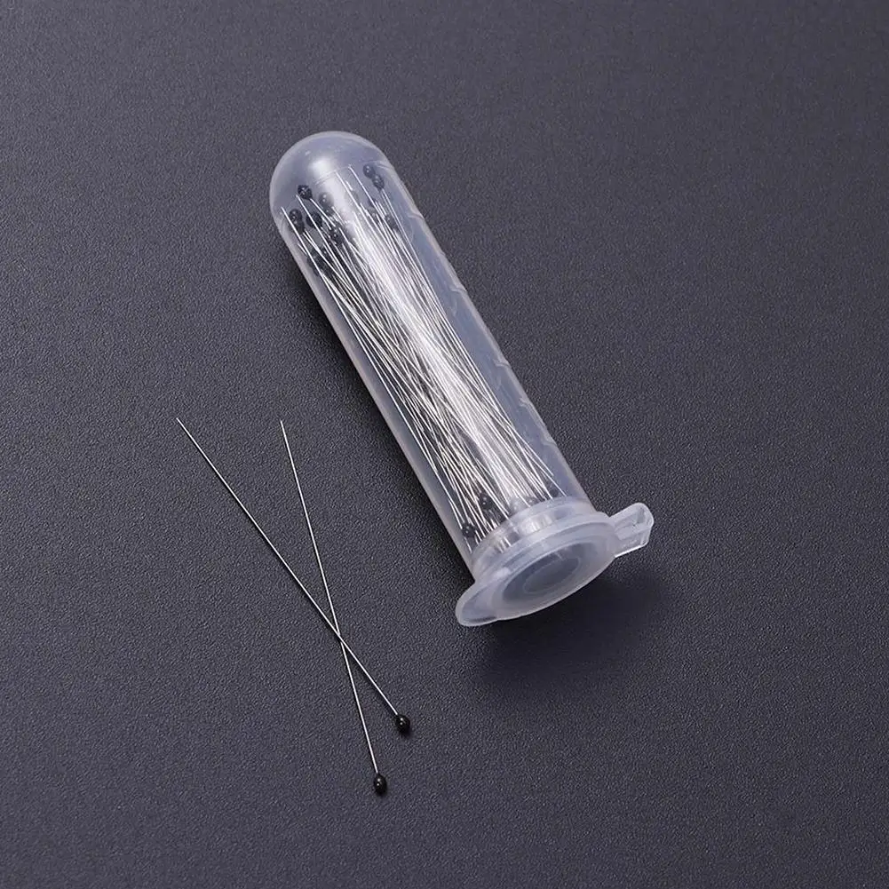 100 шт./упак. насекомых шпильки Нержавеющая сталь образца иглы с Пластик коробка