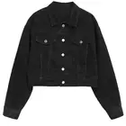 Куртка женская из денима с длинным рукавом, модная повседневная Свободная верхняя одежда, рваная из денима, пальто, осень