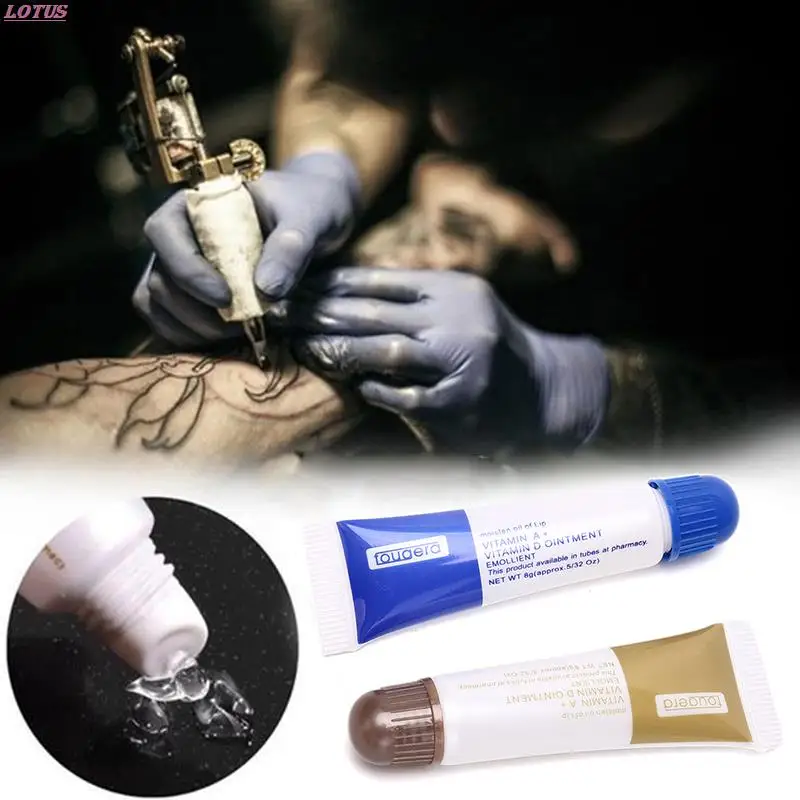 

1 Pcs Tattoo Aftercare Cream Care Lotion Anti Scar Vitamin Ointment Repair Gel Nursing Ointment A&D Anti Tattoo Scar