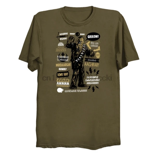 Мужская футболка Wookie с принтом знаменитых цитат футболки Топ | одежда