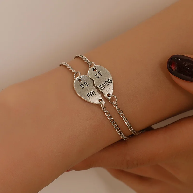 

Simple Personality Star Moon Love Heart ECG Bracelet Couple Heartbeat Frequency Bracelet Female Jewelry New Bracelet Party