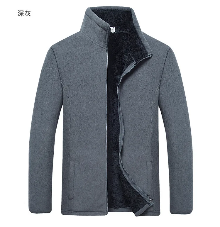 M-6XL куртки, флисовые мужские толстые длинные бархатные ветровки, сохраняющие тепло, Pizex, мягкая куртка с подкладкой