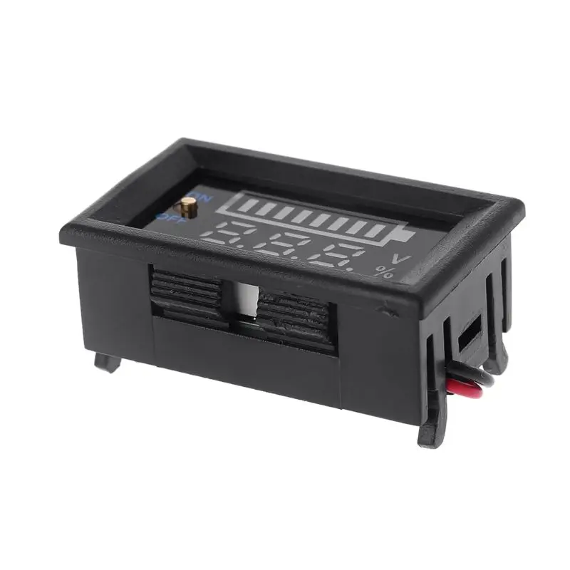 12V Car Lead Acid Battery Capacity Indicator Voltmeter Power Tester with Switch Newest | Инструменты