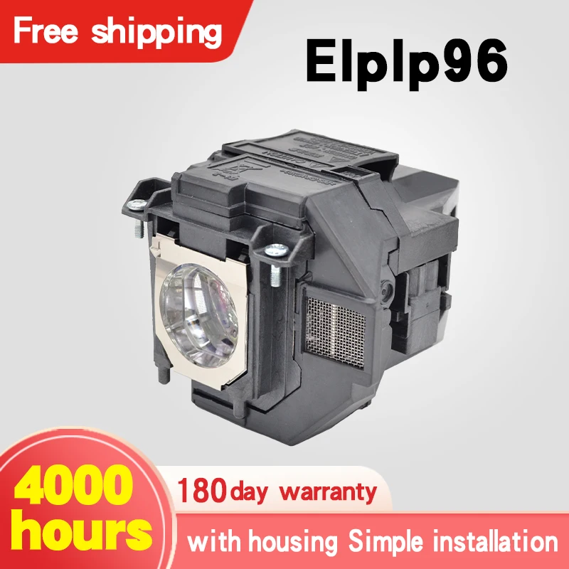 Сменная неизолированная лампа для E PSON ELPLP96/V13H010L96 EB-W39 EB-W42 EB-X41 EB-W05 высокая яркость |
