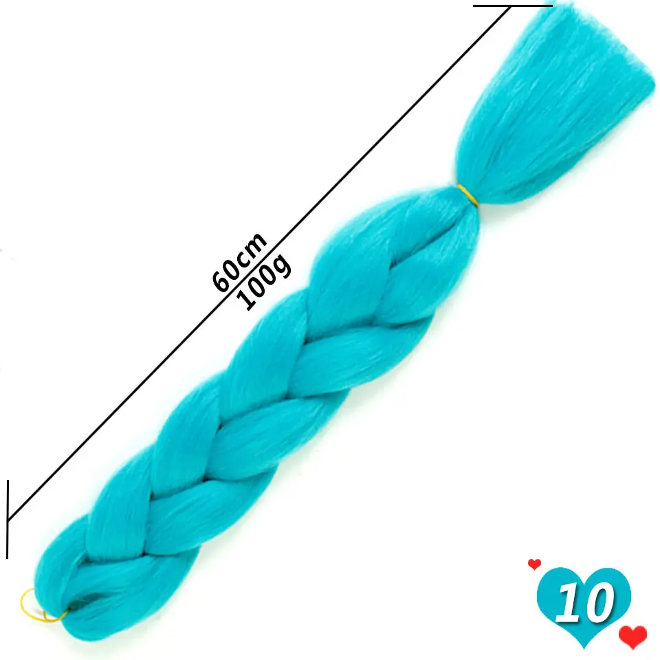 JINKAILI парик Монохромный Цвет Экспрессия Jumbo вязание крючком косы 2" 100 г синтетические африканские поддельные волосы термостойкие крючком косы - Цвет: T27/30/4