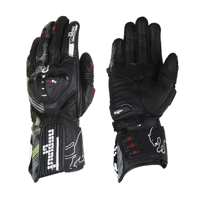 Кожаные Мотоциклетные Перчатки Furygan AFS19 сенсорный экран из углеродного волокна В