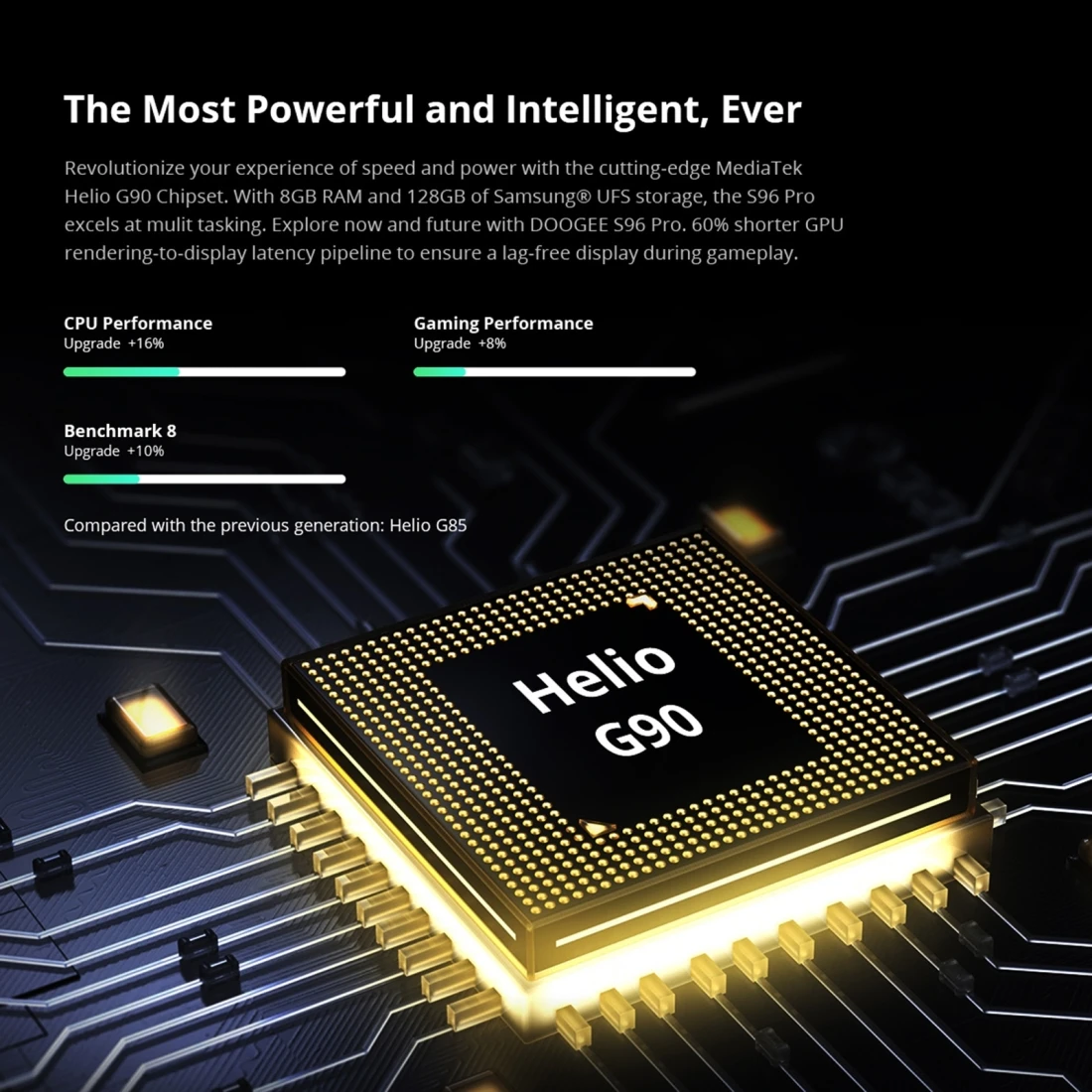 Смартфон DOOGEE S96 Pro защищенный 4 камеры 48 МП 8 + 128 ГБ 6350 мА · ч экран 6 22 дюйма Android 10 0