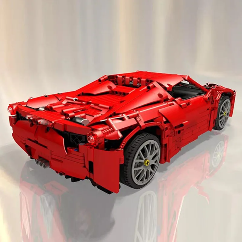 

Technic RC Motor Power Function Vehicle Red Spider LeGINGly MOC-1767 Ferrariums 458 Mobile Building Kits Blocks Birthday DIY Toy