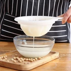 Фильтр-воронка сетка многоразовые ультра нейлоновая мелкая сетка цедильный мешок с ручкой Кухня инструмент для дома REME889