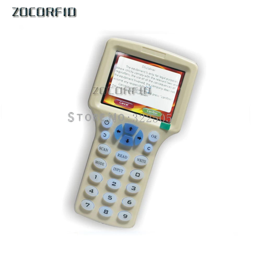 Оригинальный копировальщик/писатель/считыватель RFID FURUI с дубликатором на частотах 125 КГц и 13.56 МГц, программатором USB, поддержкой NFC, 10 частотами и декодером IC.