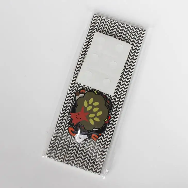 12 шт./упак. Мультяшные животные из леса тема соломинки Дети День рождения Свадьба