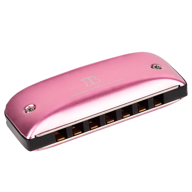 

Blues Harmonica 7 Holes A-Key Beginner Diatonic Harmonica for Kids with Lanyard