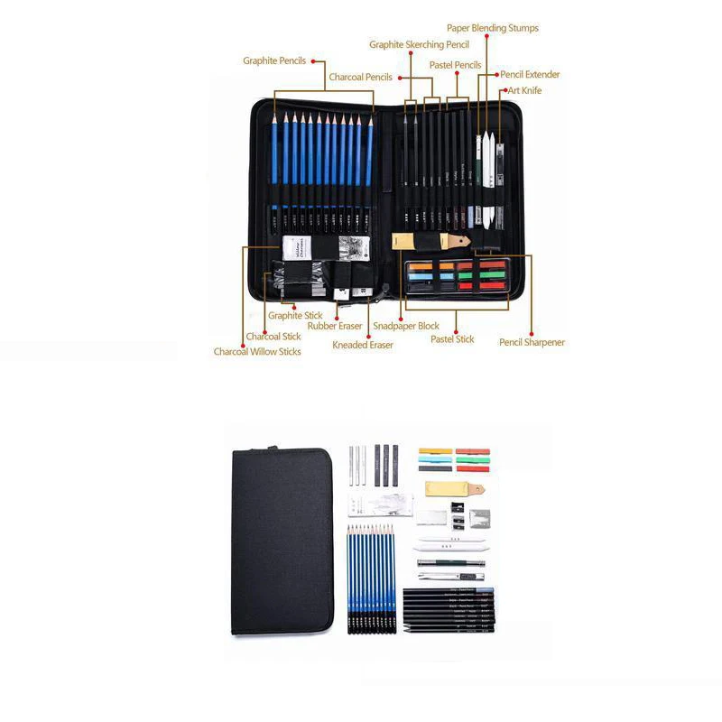 35 шт. эскиз карандаш набор профессиональных набросок рисунок комплект