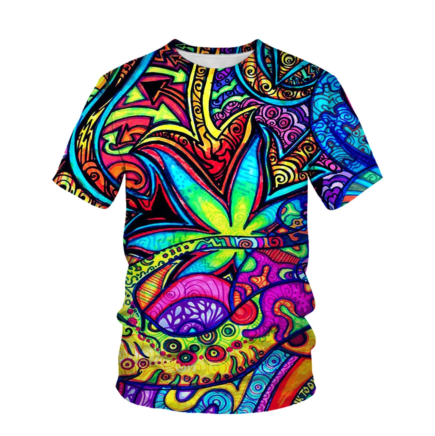

Leaf old man summer fashion new shirt mens T-shirt 3D printed shirt new 3D printed casual cool loose top