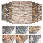 3D Наклейка на стену, 10 дюймов, шт.пакет дюйма, кирпичный узор, обои для гостиной, спальни, телевизора, стены 77x7 см, водостойкая самоклеящаяся наклейка на стену