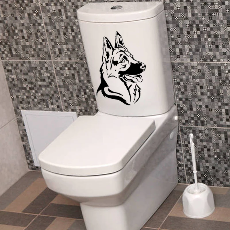 YOJA 17.8X23.5CM Пособия по немецкому языку овчарка Pet головы животного домашний Декор