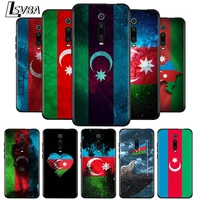 hot azerbaijan flag silicone cover for redmi 9c 9t 9i 9at 9a 9 8a 8 7a 7 6a 6 5 a 4x prime pro plus black soft phone case