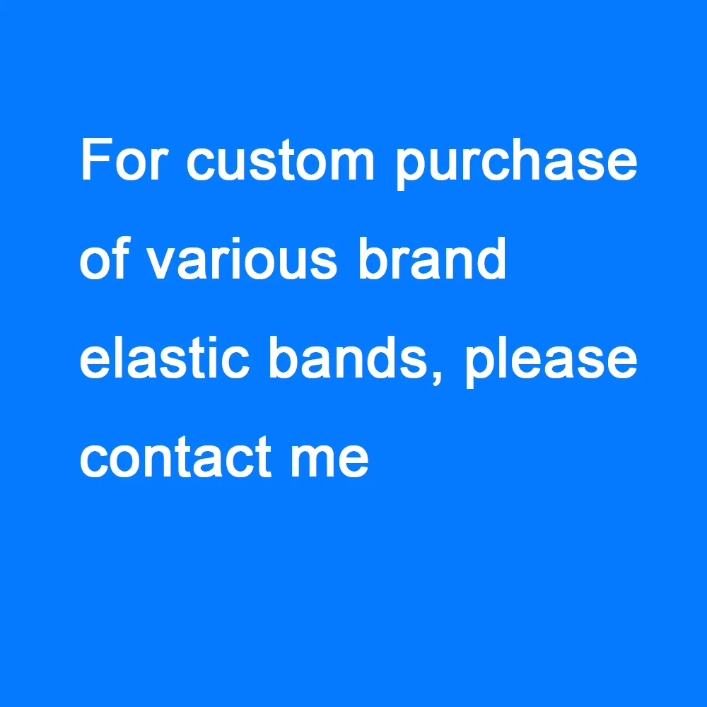 

3 styles each with 1 roll Customized brand name elastic band high quality clothing headband accessories