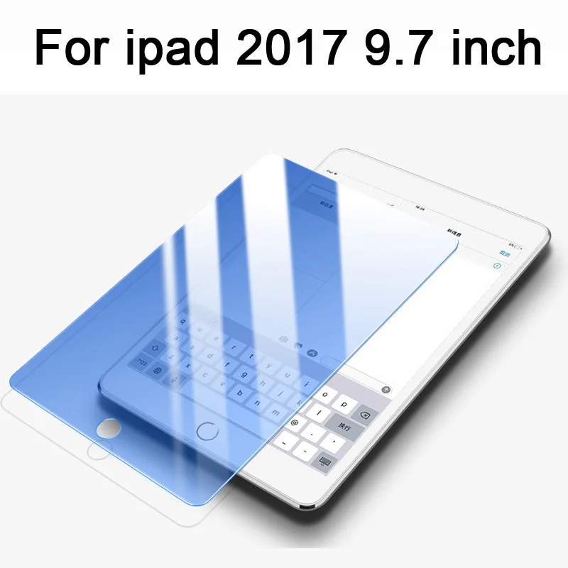 For ipad 2017 Анти-синий светильник из закаленного стекла для iPad Air 1 Air 2 pro 10,5 защитный экран для планшета пленка для iPad mini 2 3 4 5 - Цвет: For ipad 2017